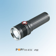 Ipx6 350lumens CREE Xm-L U2 torche à DEL rechargeable (POPPAS-F22)